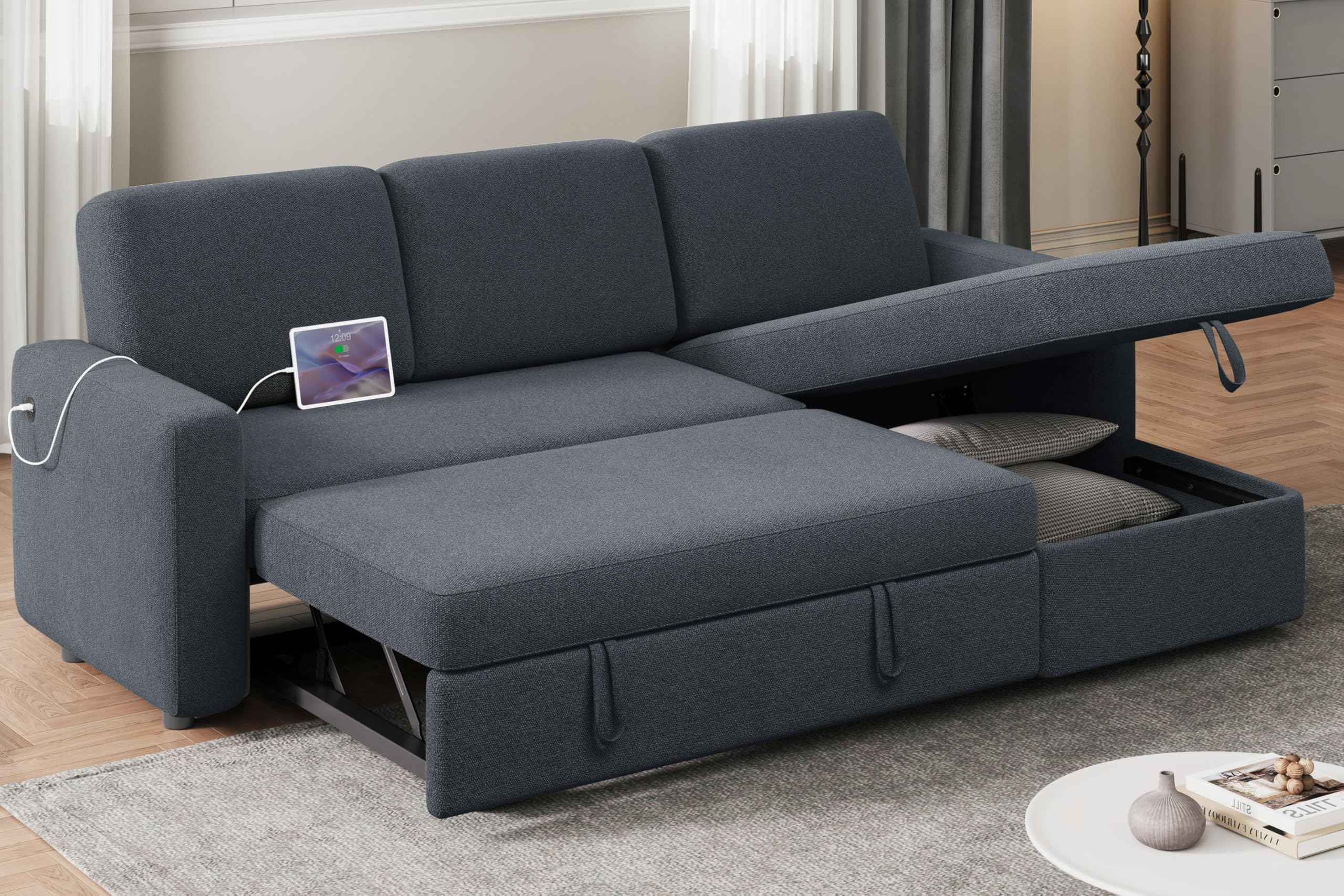 Sectional Couch With Pull Out Bed